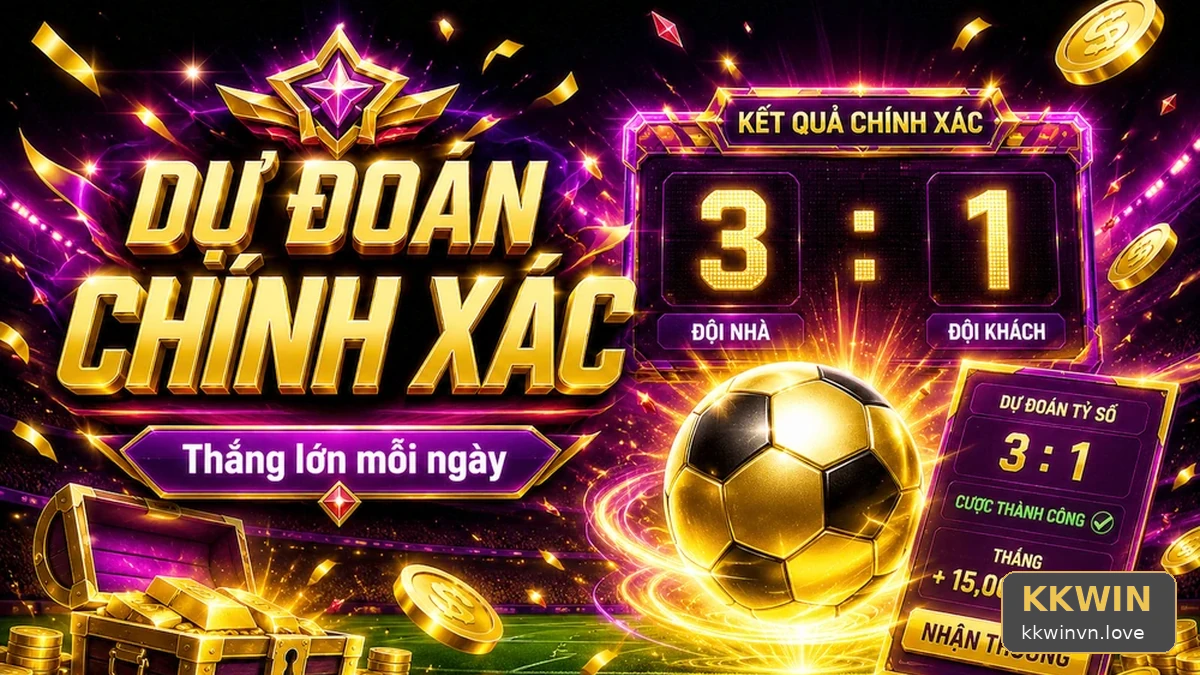 Dòng tỷ số nhấp nháy trên bảng thể thao KKWIN: Bản đồ nếu-thì